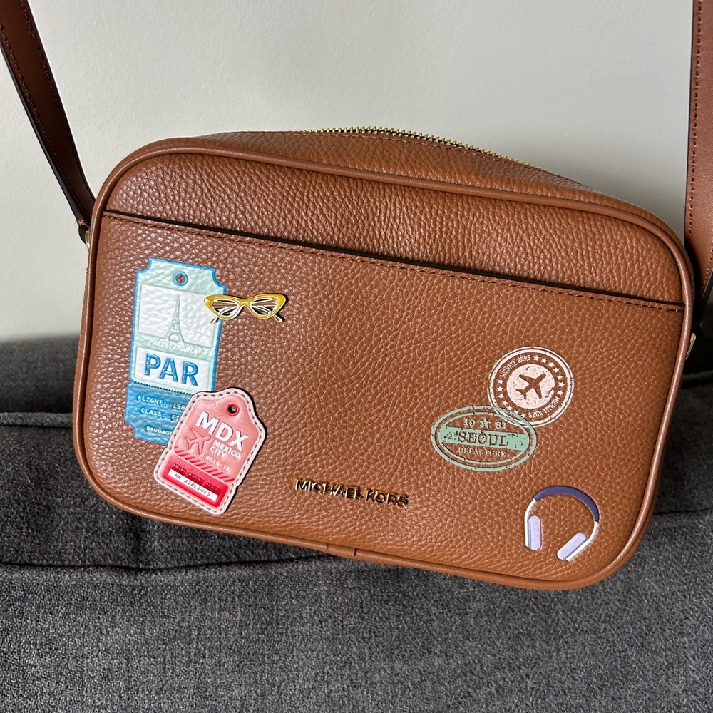 Michael Kors Brown JetSet Crossbody Bag